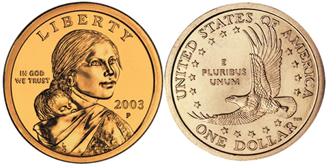 USA SACAGAWEA NATIVE AMERICAN 1 DOLLAR SET 3 COINS RUN 2000 2001 2002 UNC 