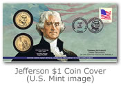 2007 Jefferson $1 Coin Cover