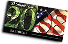 2008 Richmond First Day $2 Single Notes