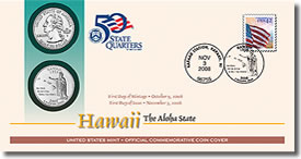 Alaska First Day Coin Cover