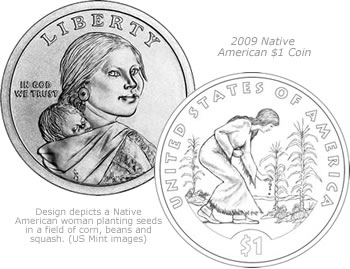 2009 Native American $1 Coin Design