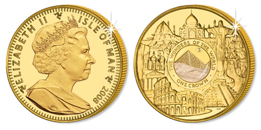 Wonders of the Mondern World Gold Coin