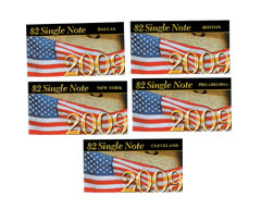 2009 $2 Single Note Collection - First Installment 2009 $2 Single Note Collection - First Installment