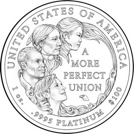 2009 Platinum Eagle Coin Design