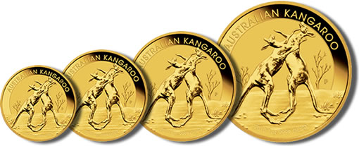 2010 Australian Kangaroo Gold Bullion Coin Series, Boxing Design