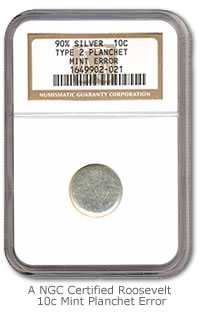 A NGC Certified Planchet Error
