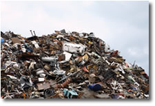 Pile of scrap metal - a copper mine of its own