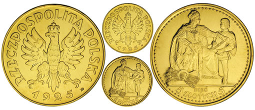 1925 Poland Second Republic 5 Zlotych 1925 Poland Second Republic 5 Zlotych