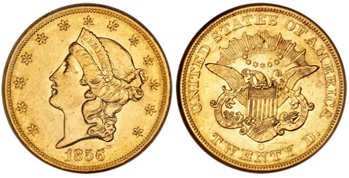 1856-O double eagle