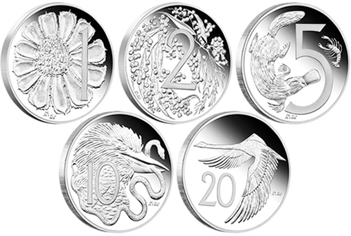 1966 Australian Decimal Coin Design Set 1966 Australian Decimal Coin Design Set