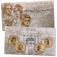 First Spouse Four Medal Set is available from the United States Mint. The price is 12.95.
