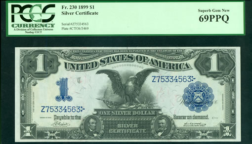 1899 “Black Eagle” Silver Certificate