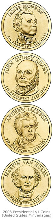 The 2008 Presidential $1 Coins