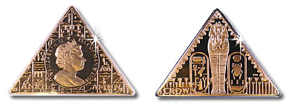 Isle of Man: World's first pyramid coin