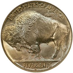 1913-D Type II Buffalo Nickel (Reverse) Certified MS-68 by NGC with a combined PCGS and NGC population of 1/0