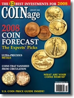 January 2008 COINage Magazine cover