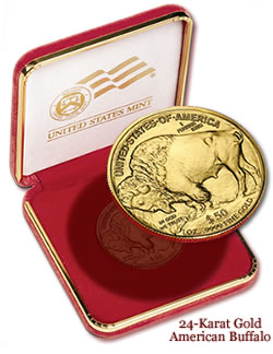 United States Mint 24-Karat Gold American Buffalo 2008 Celebration Coin