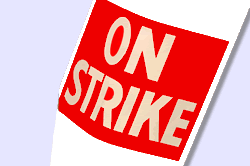 Boycott/Strike Sign