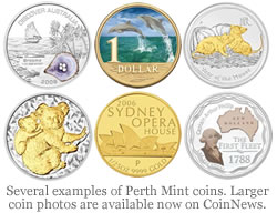 Perth Mint coin photo examples