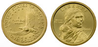 Sacagawea Golden Dollar coins