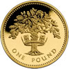 25th Anniversary £1 Gold Oak Tree