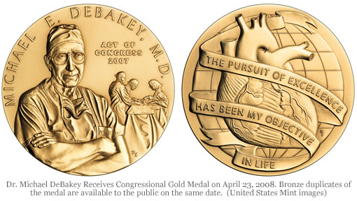 Dr. Michael DeBakey Congressional Gold Medal 