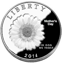 Mother's Day Commemorative Coin Mockup