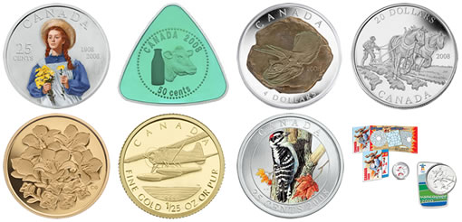 Royal Canadian Mint 2008-Commemorative Coins