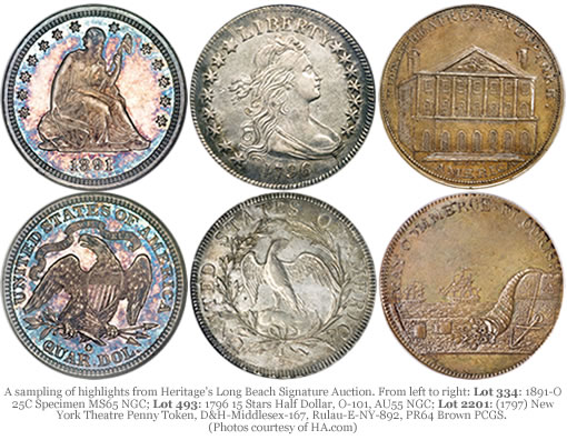 Heritage Long Beach Auction Coins