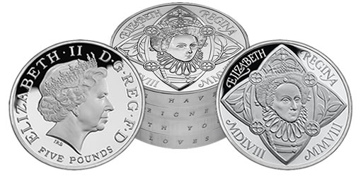 The 2008 UK Silver Proof Piedfort Four-Coin Collection 