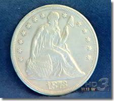 1873-CC Seated Liberty Dollar