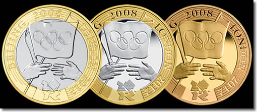 2008 Olympic Games Handover Coins 