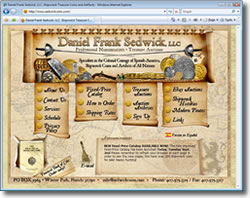 Daniel Frank Sedwick, LLC website image