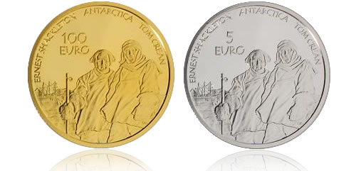 Ireland Antarctic Explorers Coins 