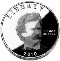 Mark Twain Gold and Silver Coins Proposed in U.S. House 