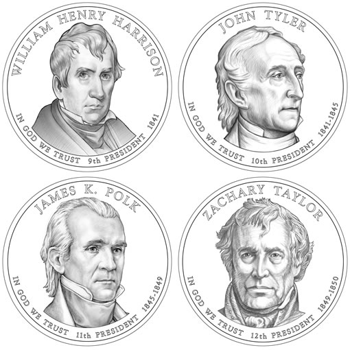 2009 Presidential $1 Dollar Coin Design Images