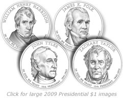 2009 Presidential Dollar Design Images