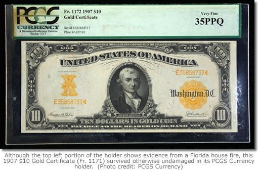 1907 $10 Fr. 1171 banknote