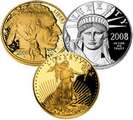 2008 US Mint Collector Bullion Coins
