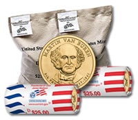 Martin-Van-Buren Presidential Dollar Mint Bags and Rolls