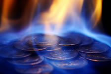 Coins Burning