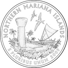 2009 Commonwealth of the Northern Mariana Island Quarter Design