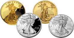 Small American Eagle Coins