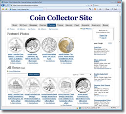 Coin Collector Site image