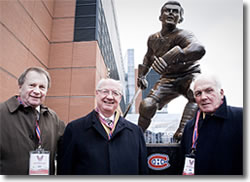 Unveiling of a statue of Maurice "Rocket" Richard 