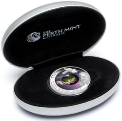 Presentation case for 2009 First Splace Walk Silver Coin