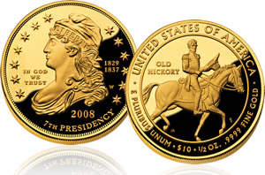 Jackson’s Liberty First Spouse Gold Proof Coin 