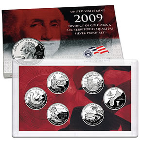 2009 DC & US Territories Silver Proof Set