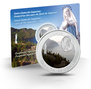 2009 25-Cent Notre-Dame-Du-Saguenay Coloured Coin