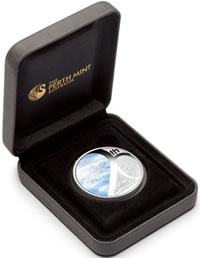 Fall of the Berlin Wall Silver Coin and Case